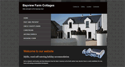 Desktop Screenshot of bayviewfarmcottages.co.uk